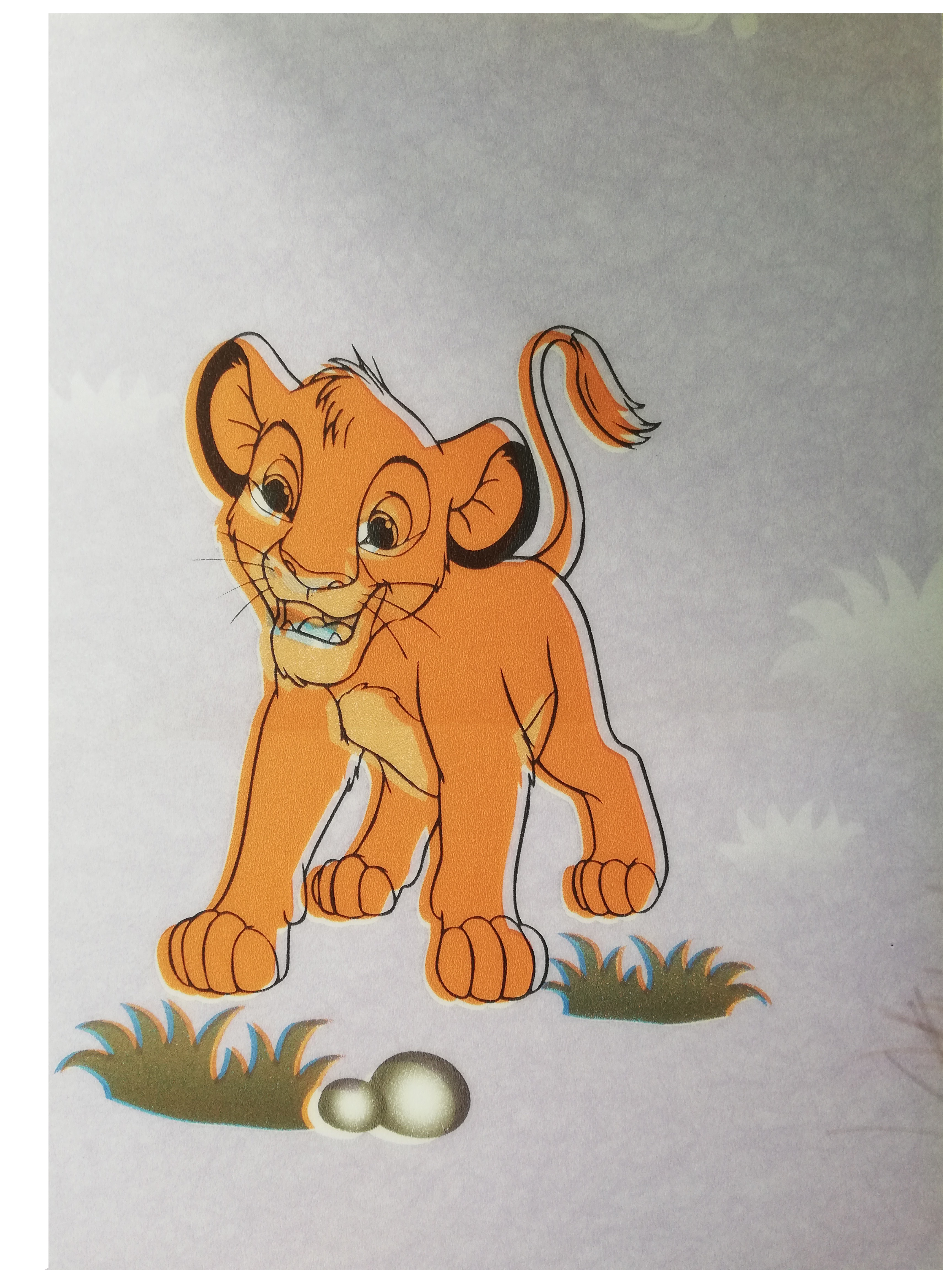 幼儿园PVC塑胶地板专用老虎图案